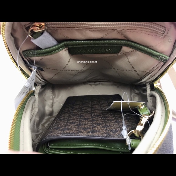 🌿💐NWT Michael Kors Small Erin Backpack Set - Picture 5 of 9